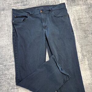 Mott & Bow Jeans Mens 38x32 (37x30 ) Blue Indigo Straight Stretch Denim Casual
